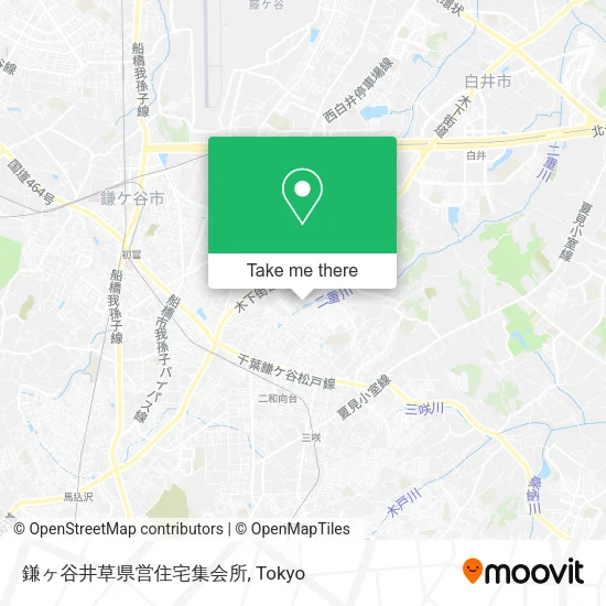 鎌ヶ谷井草県営住宅集会所 map