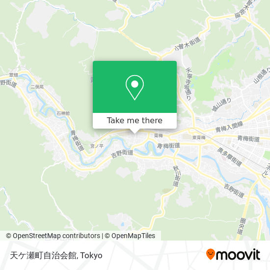 天ケ瀬町自治会館 map