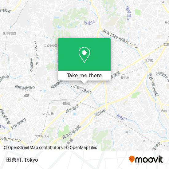 田奈町 map