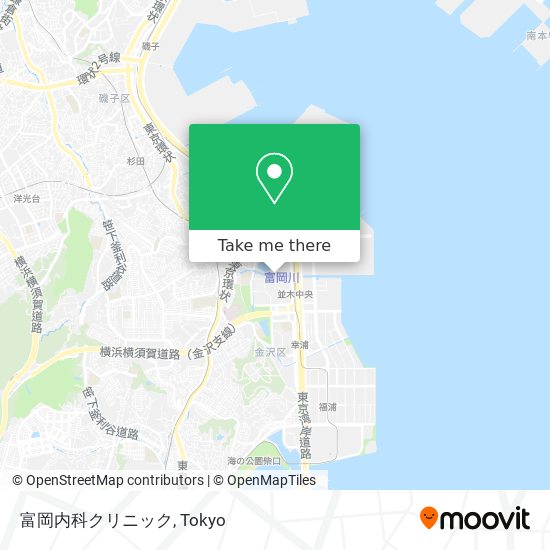 富岡内科クリニック map