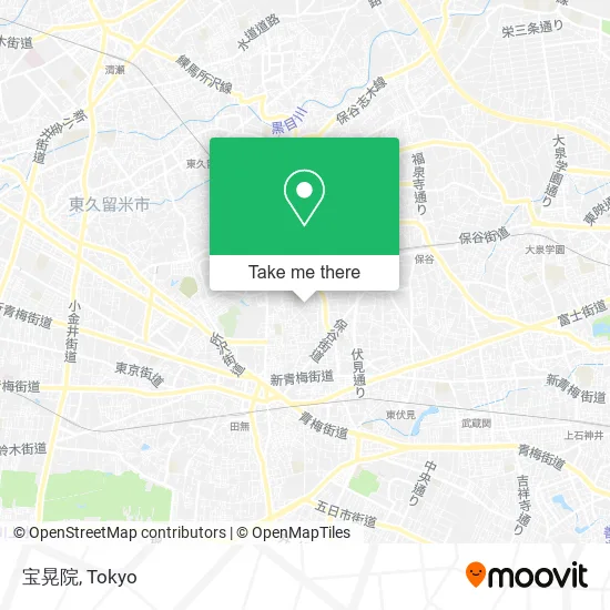 宝晃院 map
