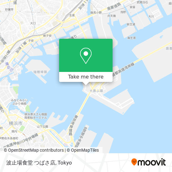 波止場食堂 つばさ店 map