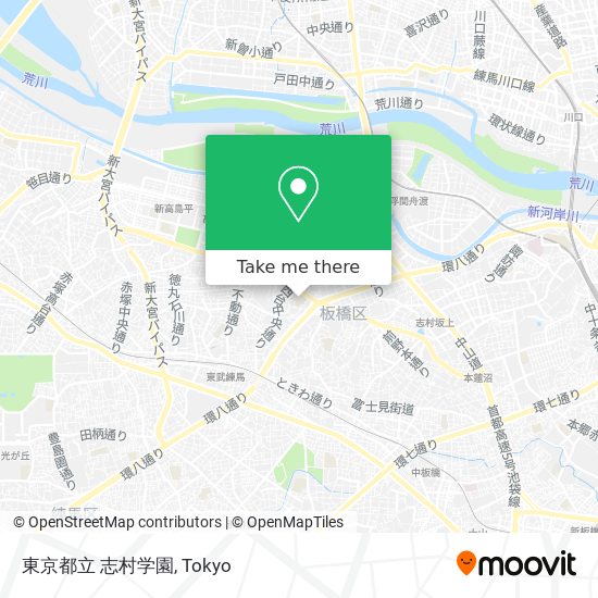 東京都立 志村学園 map