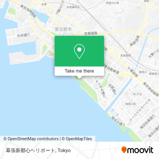 幕張新都心ヘリポート map