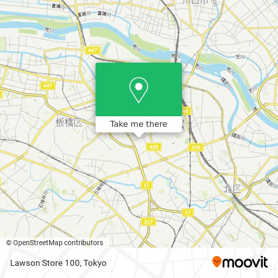 Lawson Store 100 map