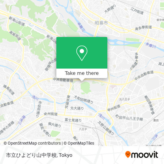 市立ひよどり山中学校 map