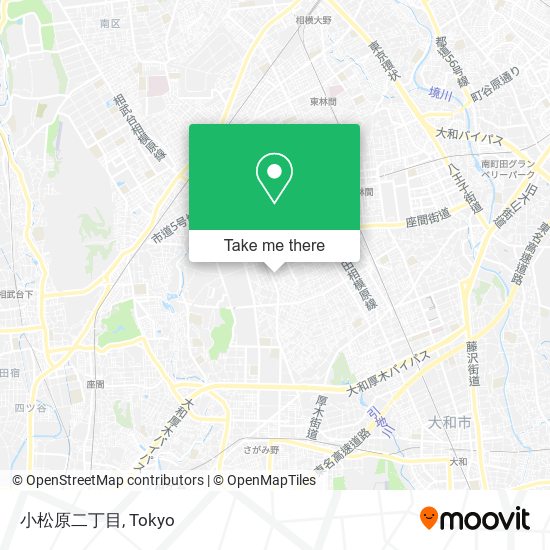 小松原二丁目 map