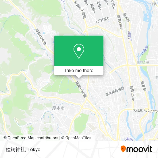 鐘鋳神社 map
