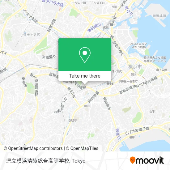 県立横浜清陵総合高等学校 map