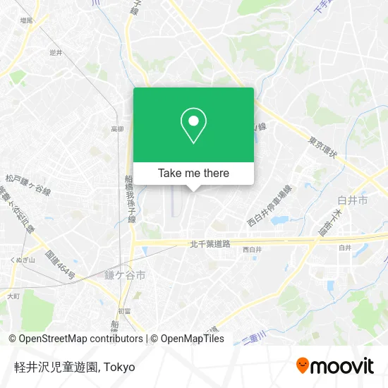 軽井沢児童遊園 map