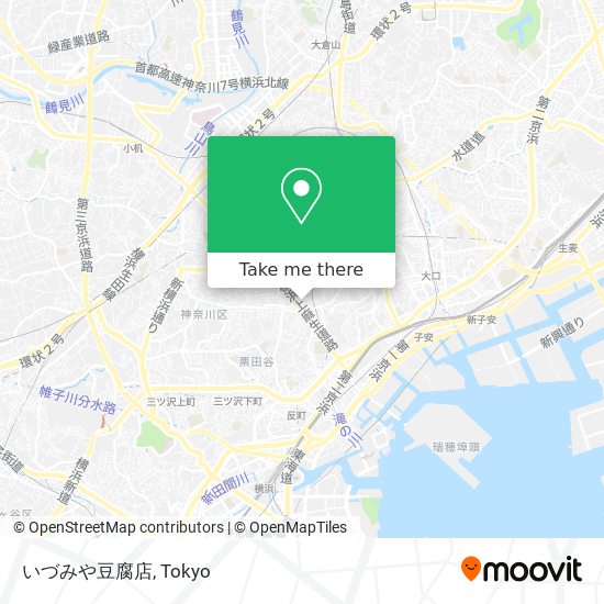 いづみや豆腐店 map