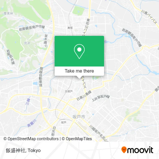 飯盛神社 map