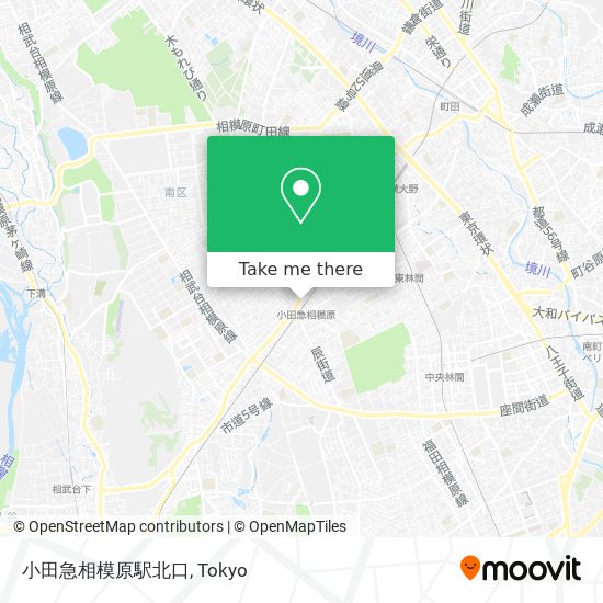 小田急相模原駅北口 map