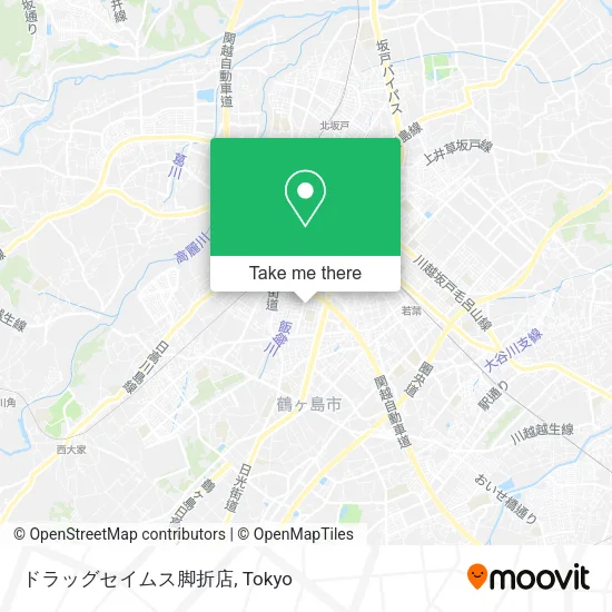 ドラッグセイムス脚折店 map