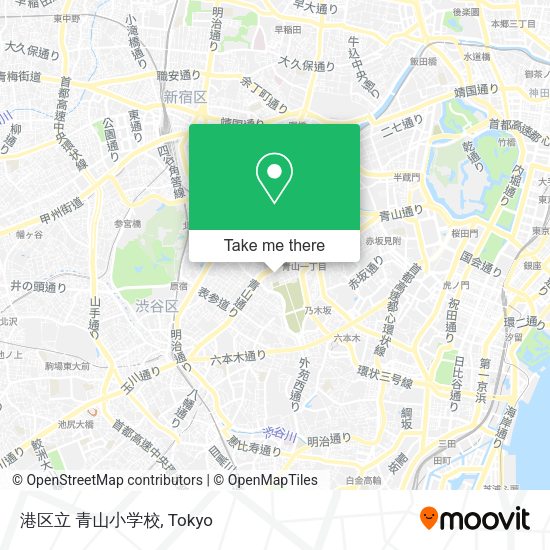 港区立 青山小学校 map