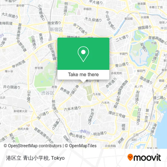 港区立 青山小学校 map