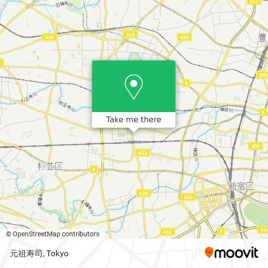 元祖寿司 map