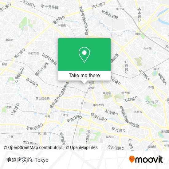 池袋防災館 map