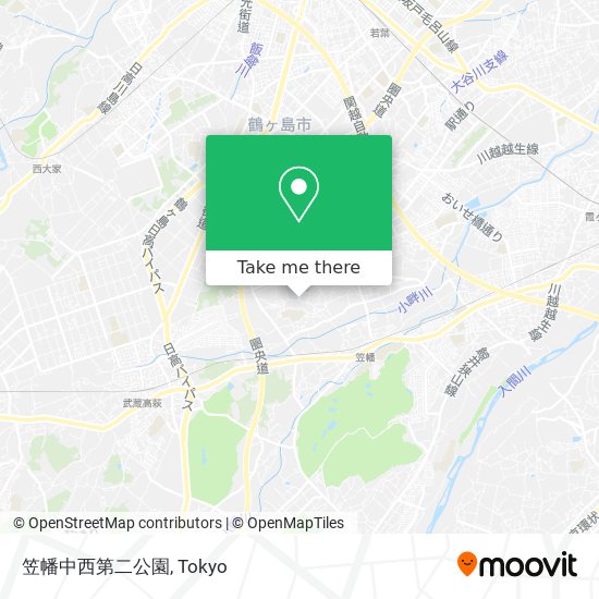 笠幡中西第二公園 map