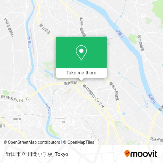 野田市立 川間小学校 map