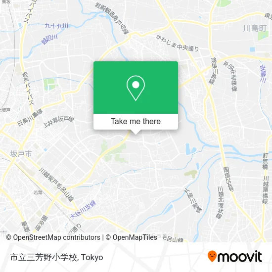 市立三芳野小学校 map