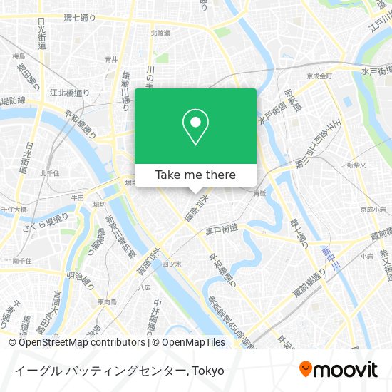 イーグル バッティングセンター map