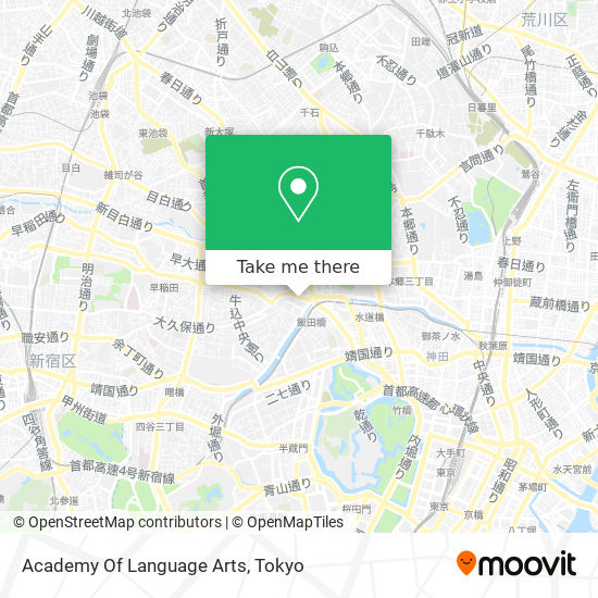 Academy Of Language Arts map