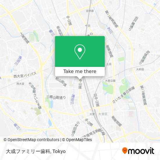大成ファミリー歯科 map