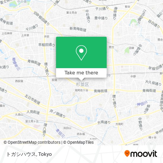 トガシハウス map