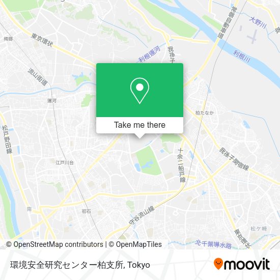 環境安全研究センター柏支所 map