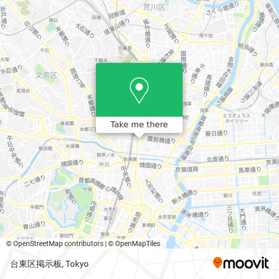 台東区掲示板 map