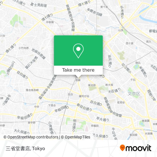 三省堂書店 map