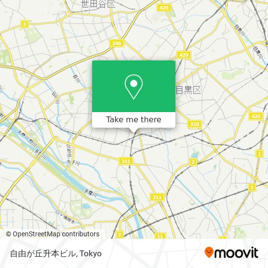 自由が丘升本ビル map