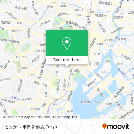 とんかつ 末吉 新橋店 map