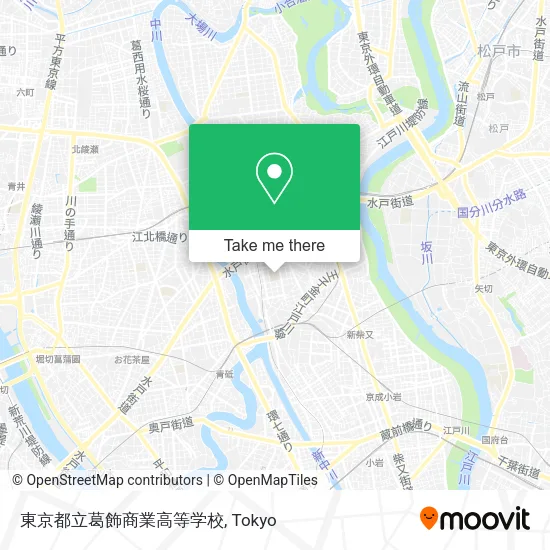 東京都立葛飾商業高等学校 map
