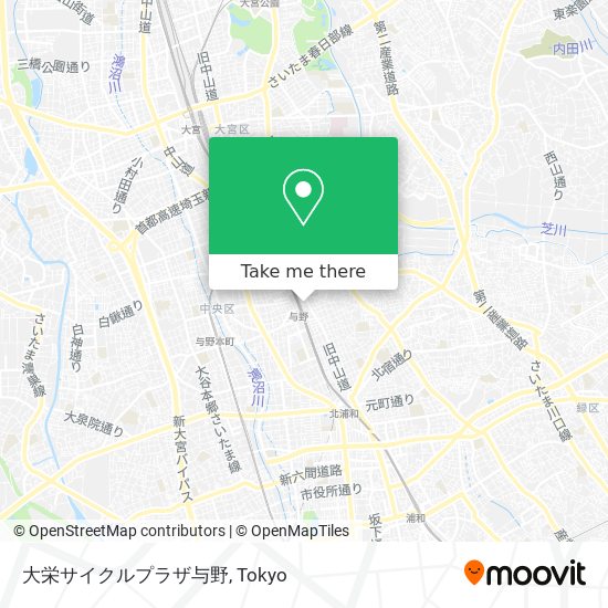 大栄サイクルプラザ与野 map