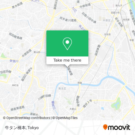 牛タン橋本 map