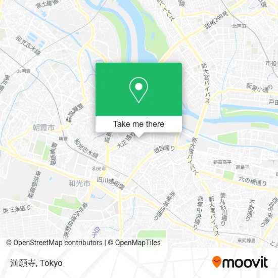 満願寺 map