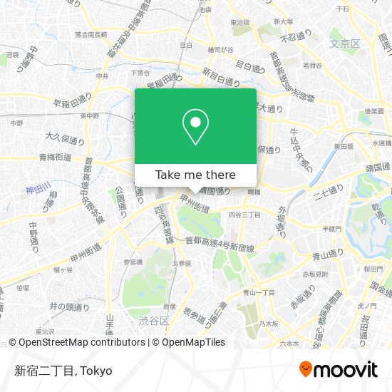 新宿二丁目 map