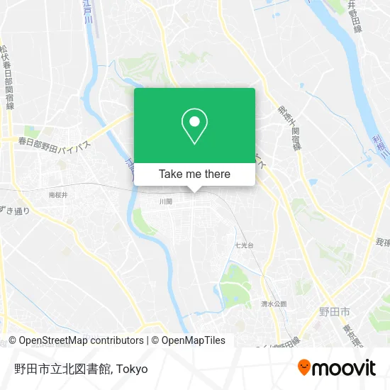 野田市立北図書館 map