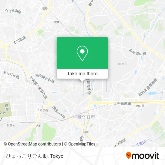 ひょっこりごん助 map