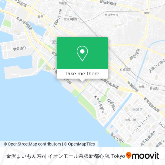 How To Get To 金沢まいもん寿司 イオンモール幕張新都心店 In 千葉市 By Metro Or Bus Moovit