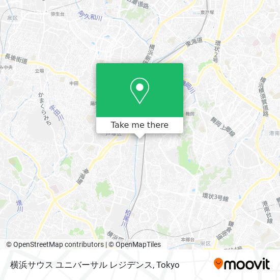横浜サウス ユニバーサル レジデンス map