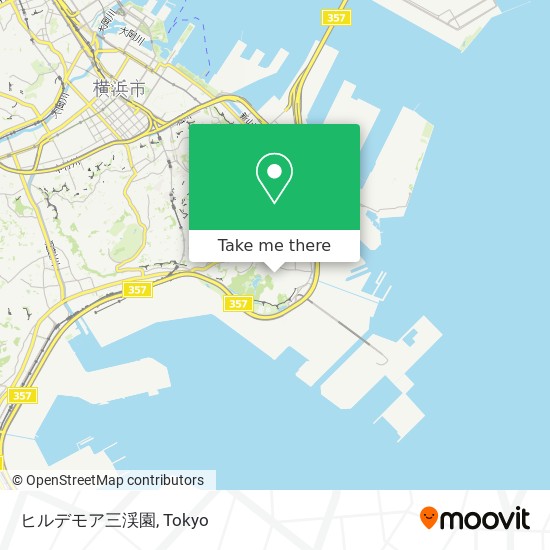 ヒルデモア三渓園 map