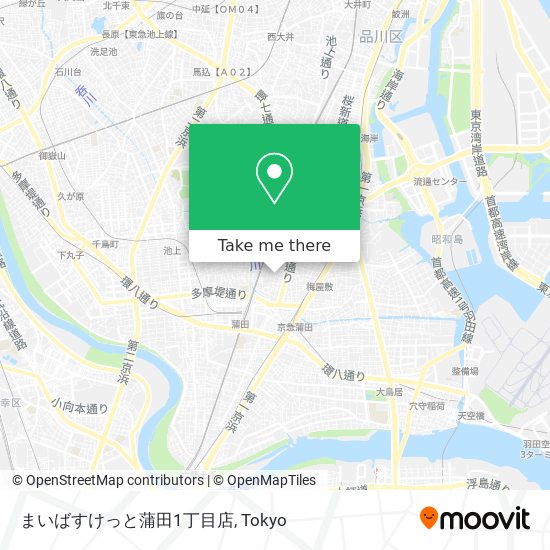 まいばすけっと蒲田1丁目店 map