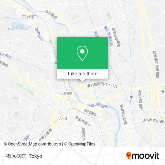 梅原病院 map