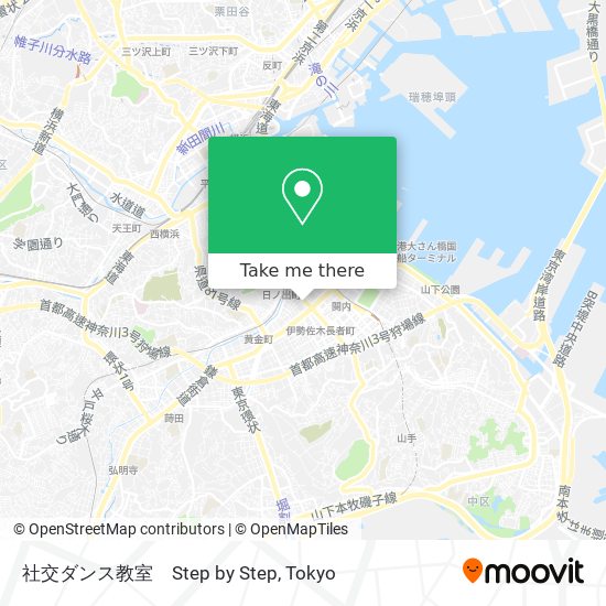 社交ダンス教室　Step by Step map
