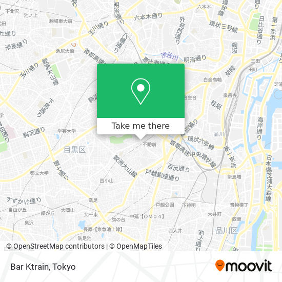 Bar Ktrain map