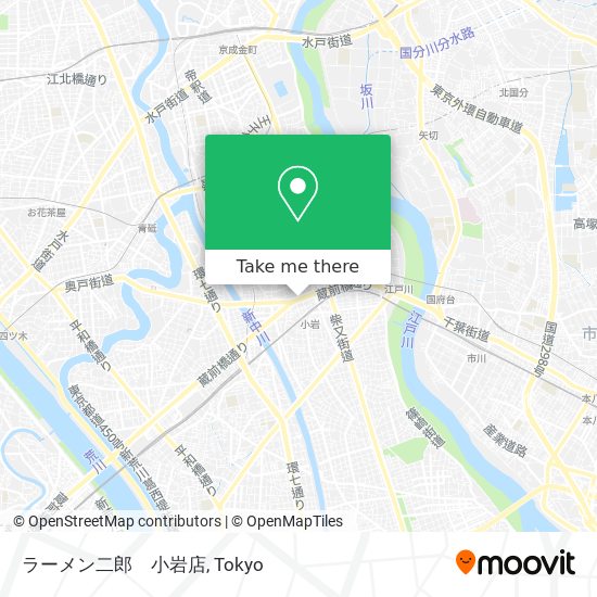 ラーメン二郎　小岩店 map