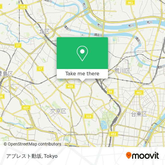 アブレスト動坂 map